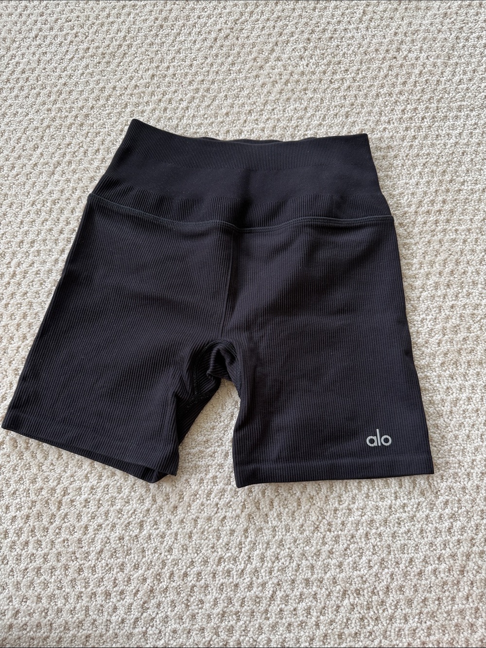 Alo Yoga Ribbed Bike Shorts